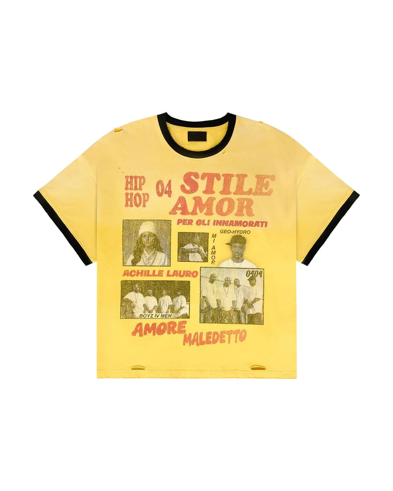 Stile De Amor - Popolare Tee - Yellow