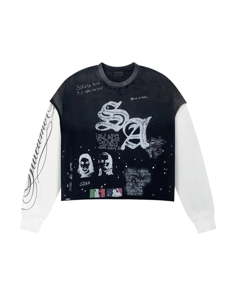 Stile De Amor - Squadra L/S Tee - Black