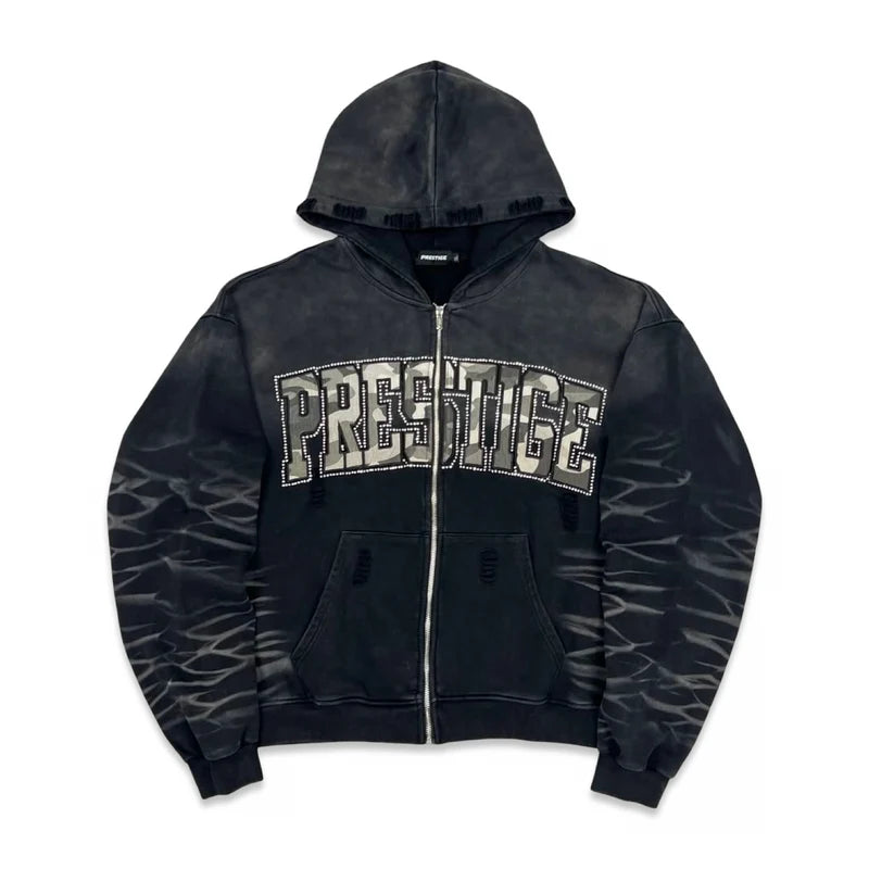 Prestige Collections - Eclipse Zip-Up - Black