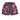 VERTABRAE - Skull Storm Distressed Shorts - Black/Pink