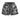 VERTABRAE - Skull Storm Distressed Shorts - Black/White