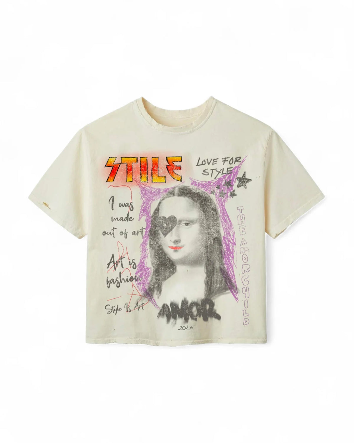 Stile De Amor - Mona Lisa Tee - Cream