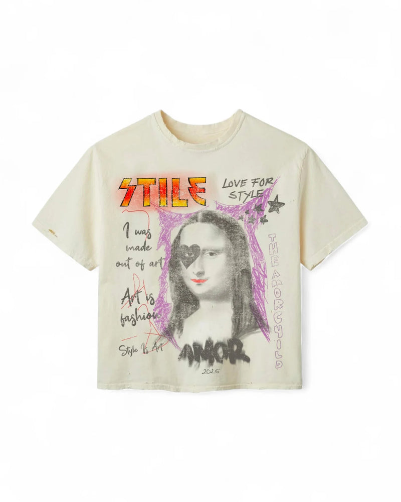 Stile De Amor - Mona Lisa Tee - Cream