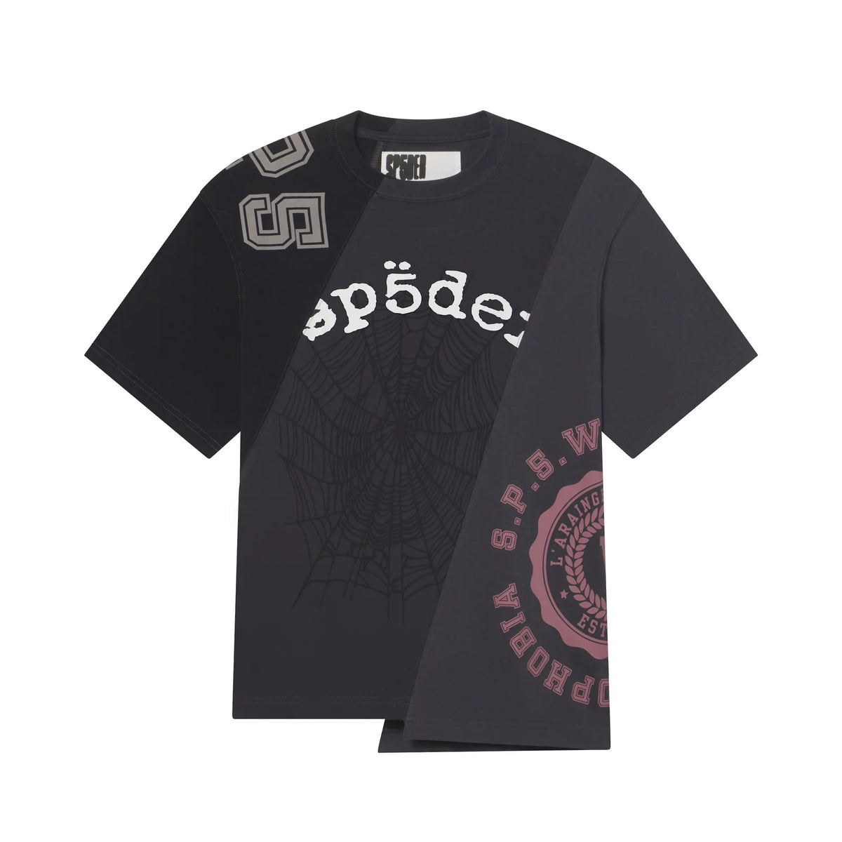 SP5DER - Asymmetrical 5 Tee - Onyx