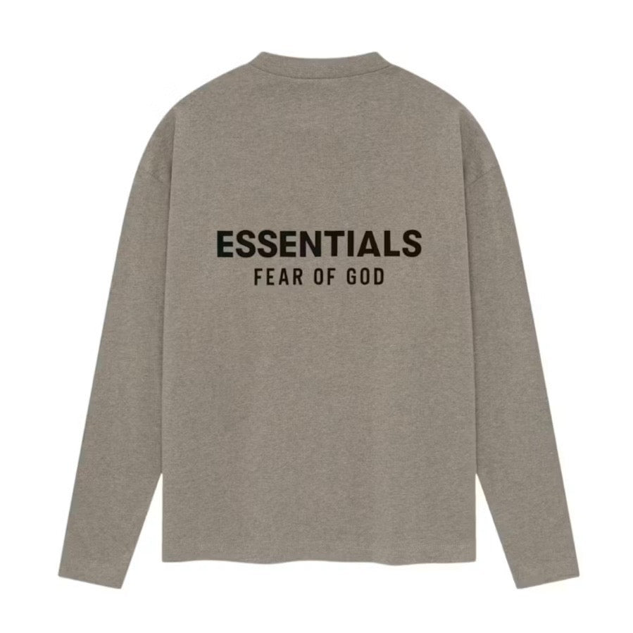 ESSENTIALS - Classic L/S Tee - Homestead Heather Grey