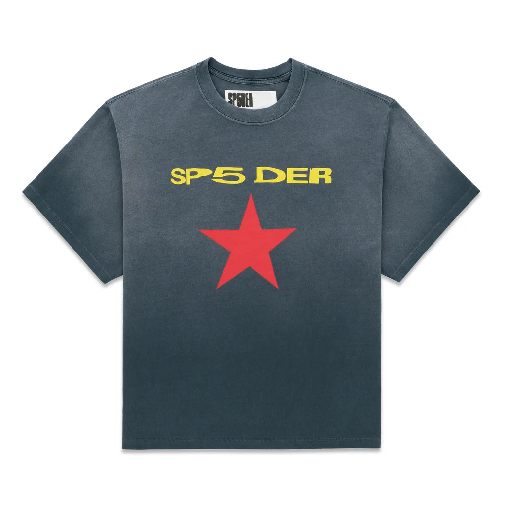 SP5DER - Five Point Tee - Black