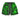 VERTABRAE - Skull Storm Distressed Shorts - Black/Green