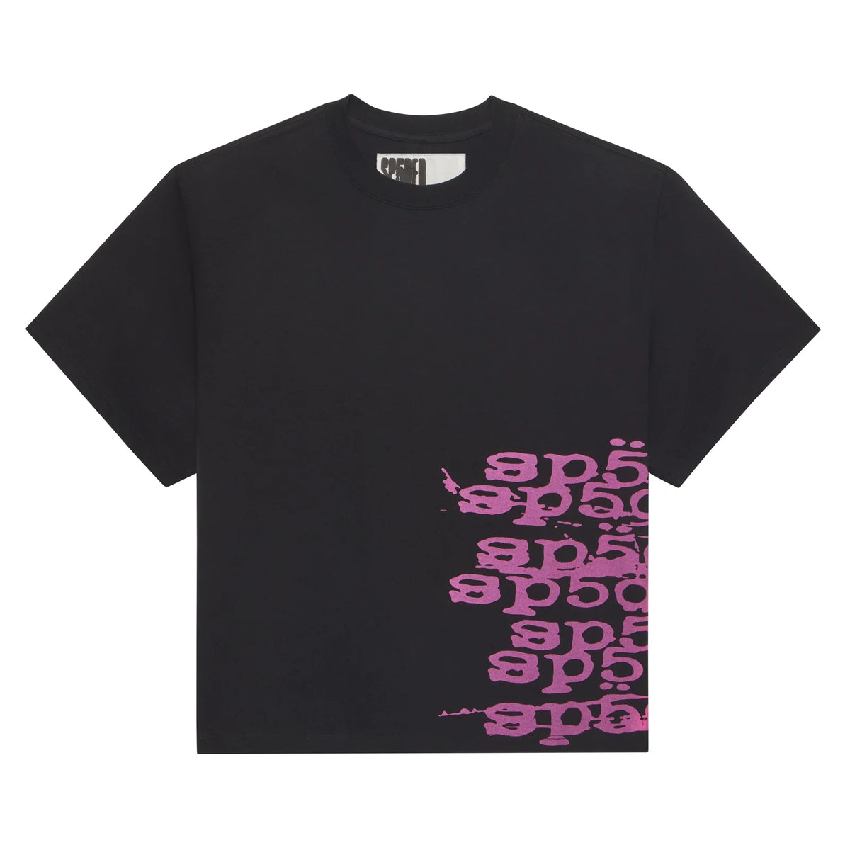 SP5DER - Stacked Tee - Black