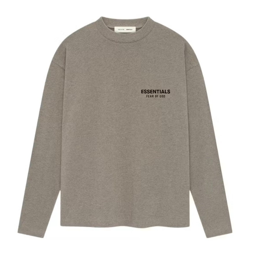 ESSENTIALS - Classic L/S Tee - Homestead Heather Grey
