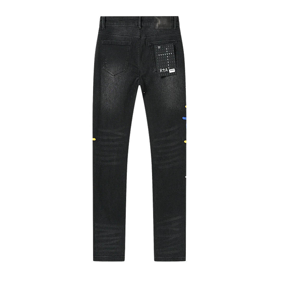 RTA - Bryant Stormy Sky Cross Patch Pant