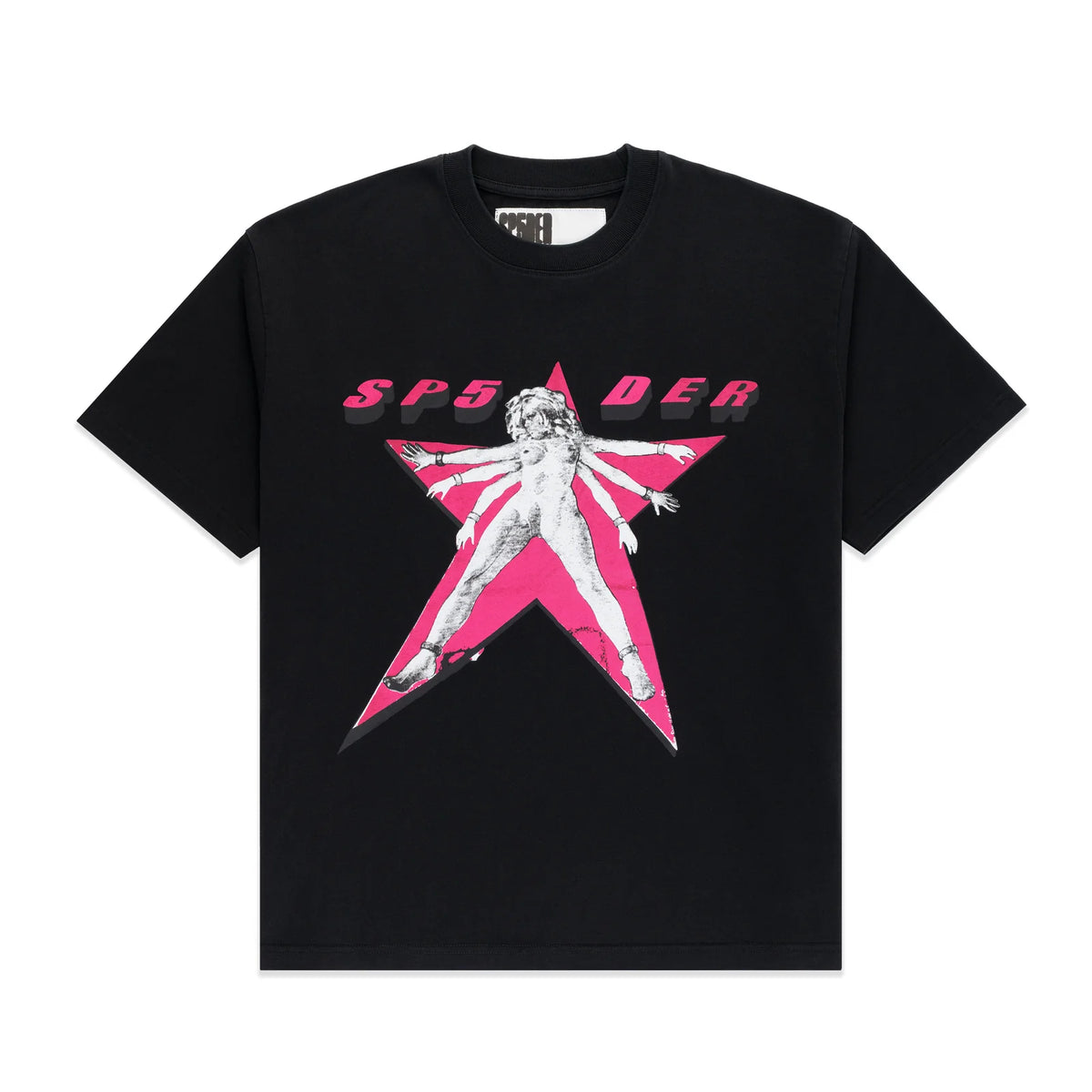 SP5DER - Star Girl Tee - Black