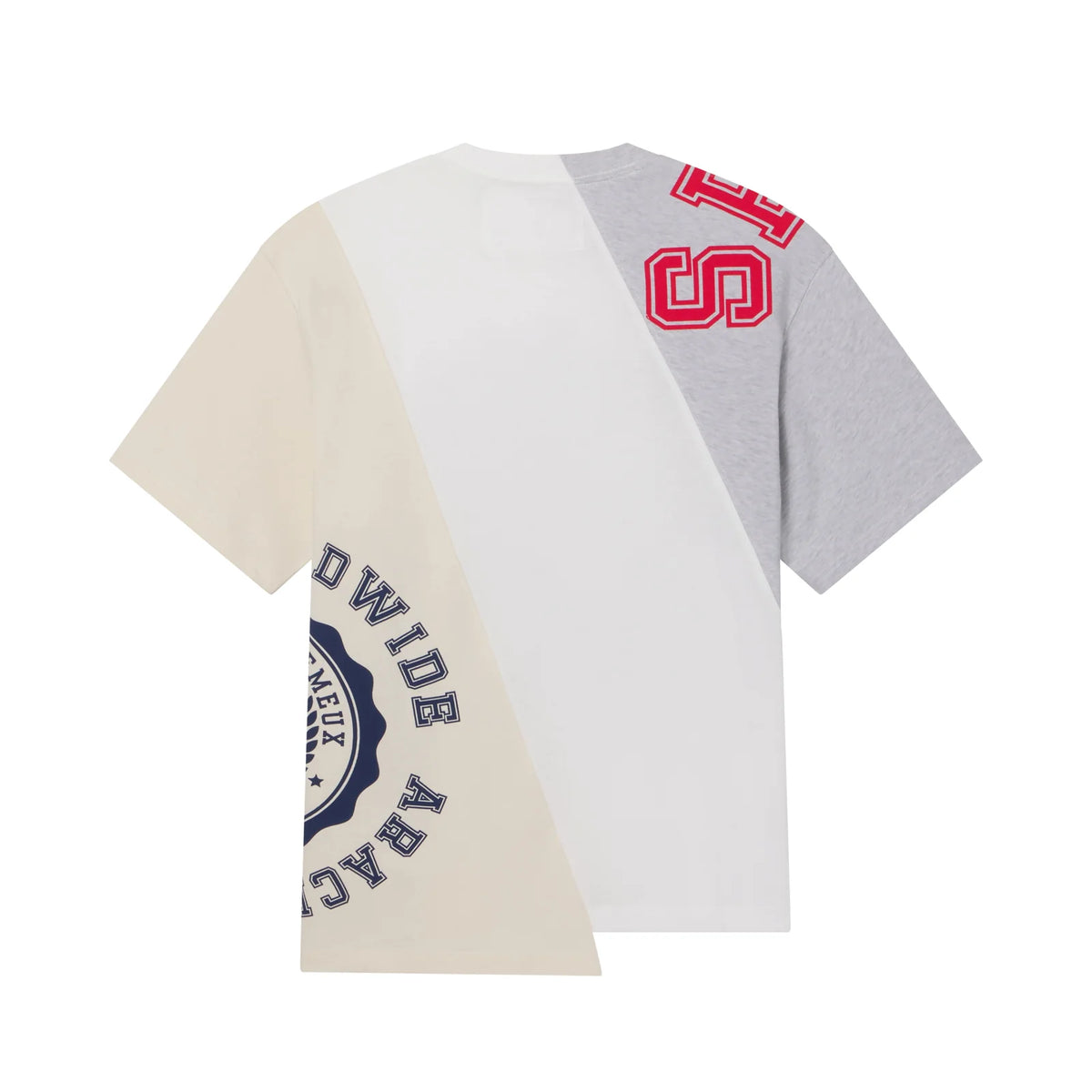 SP5DER - Asymmetrical 5 Tee - Heather Grey