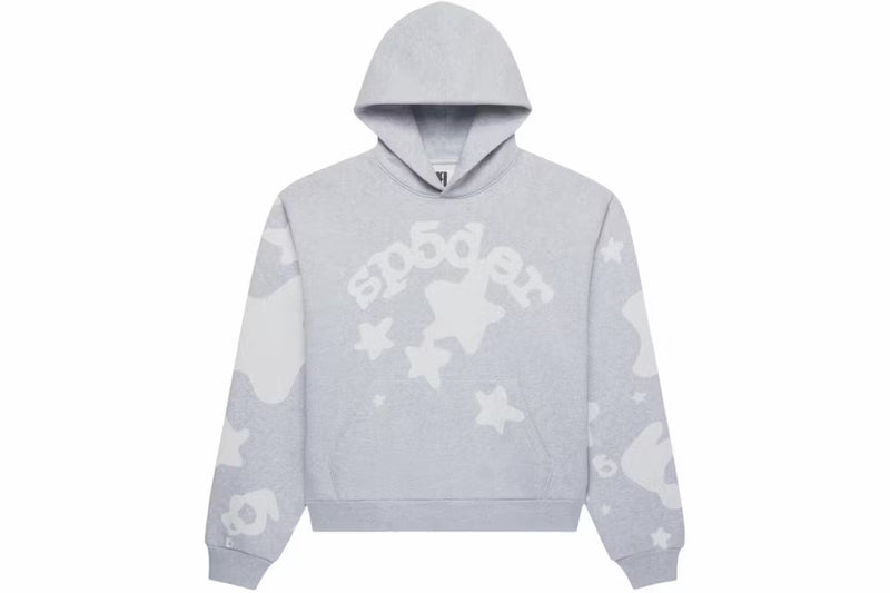 SP5DER - Beluga V2 Hoodie - Heather Grey