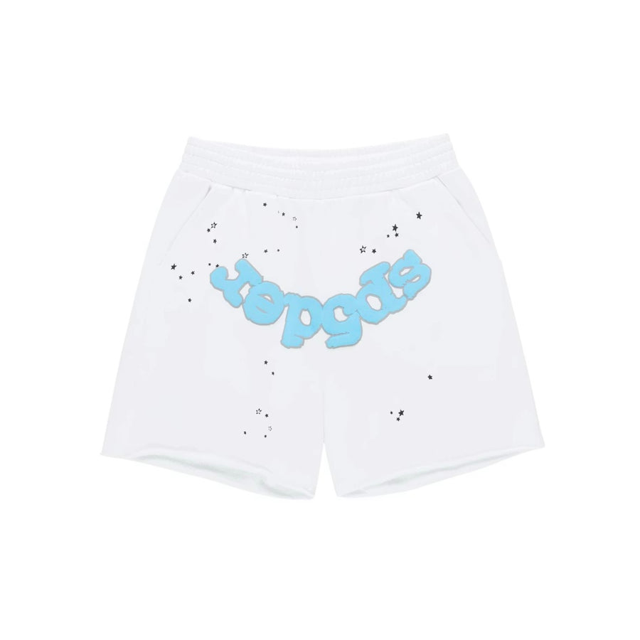 SP5DER - OG Logo Sweatshort - White