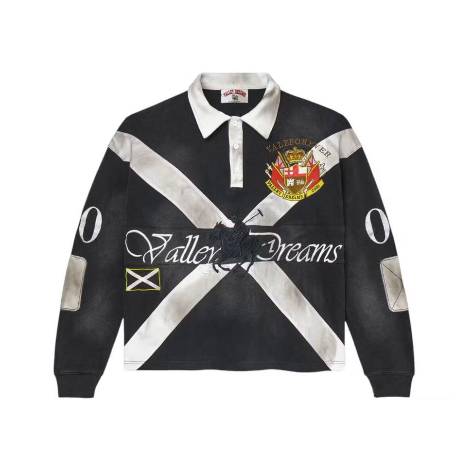 Vale Forever - Stallion Rugby L/S - Black