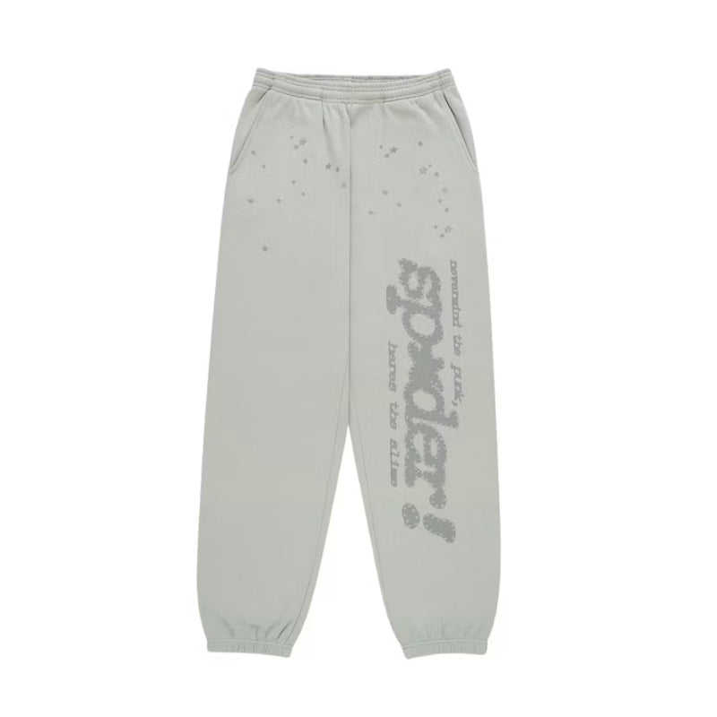 SP5DER - Tonal Punk V2 Sweatpants - Sport Grey