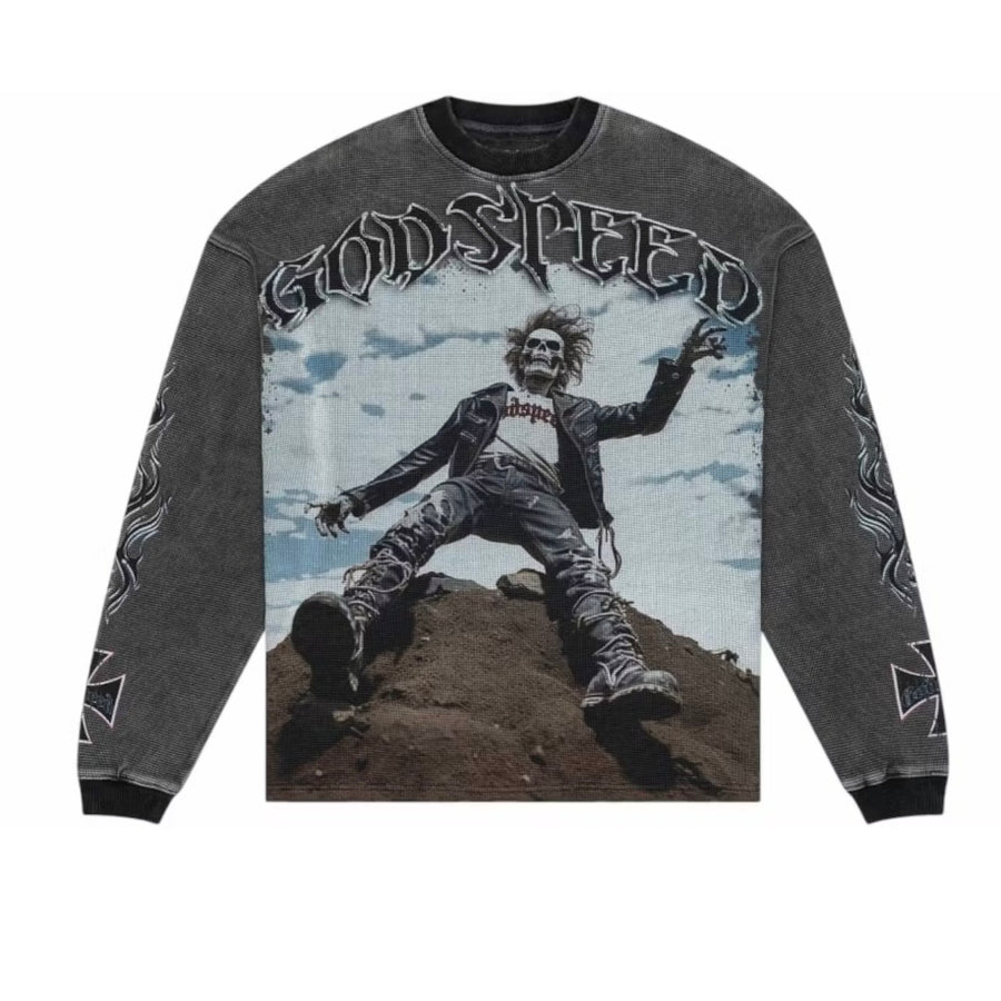 GODSPEED - Rocker L/S Tee - Grey Wash