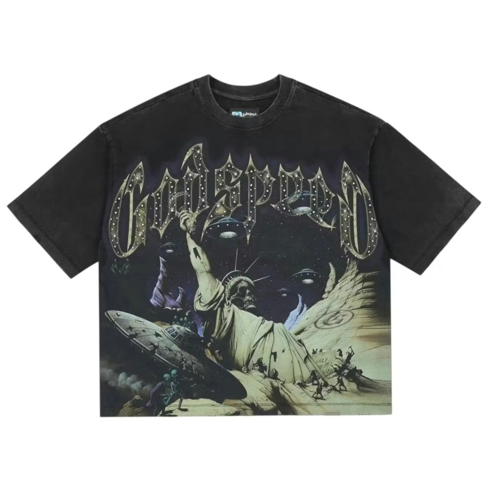 GODSPEED - Divine Extinction Tee - Black