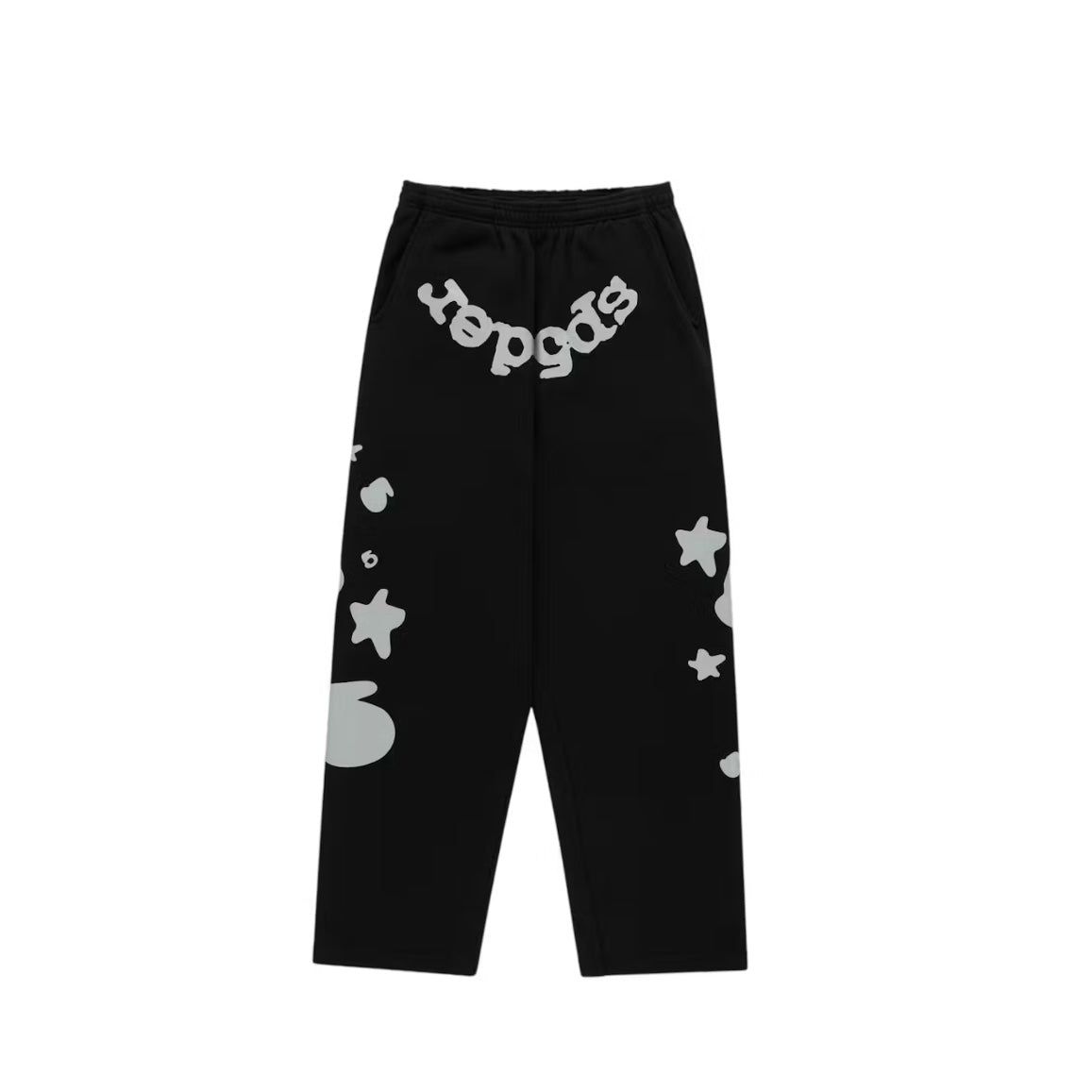 SP5DER - Reflective Beluga Sweatpants - Black