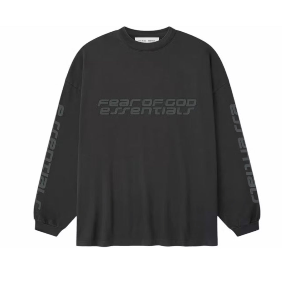 ESSENTIALS - 90’s L/S Tee - Vintage Black