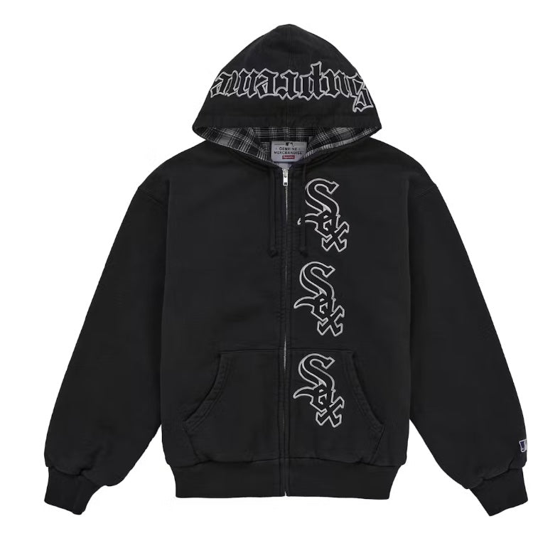 Supreme - Chicago White Sox Zip Up Hoodie - Black