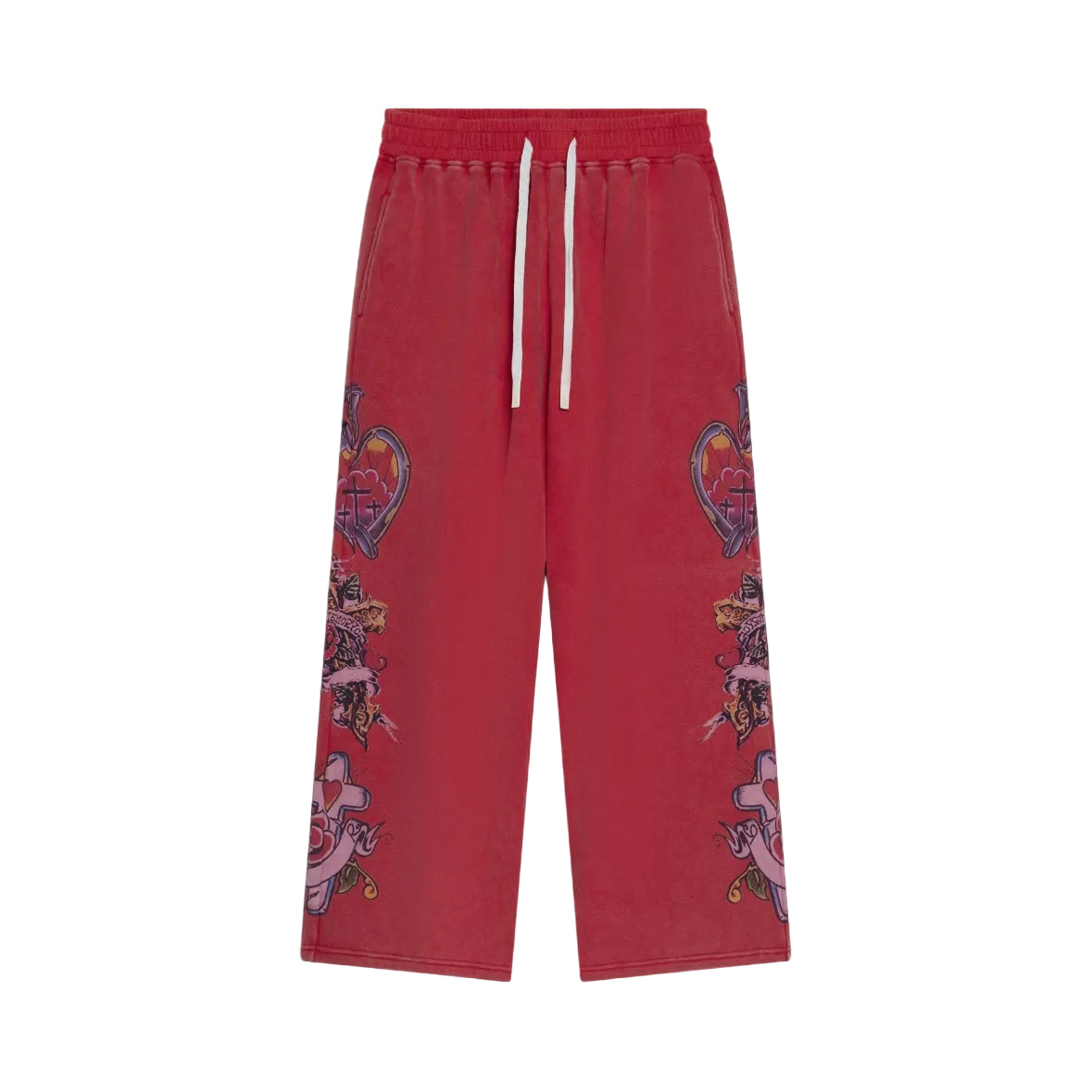 We Are Righteous - Risen King Sweatpants - Red