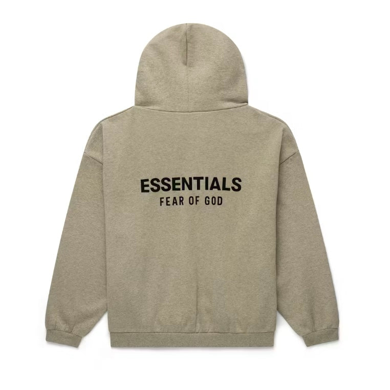 ESSENTIALS - Fleece Hoodie - Heather Grey