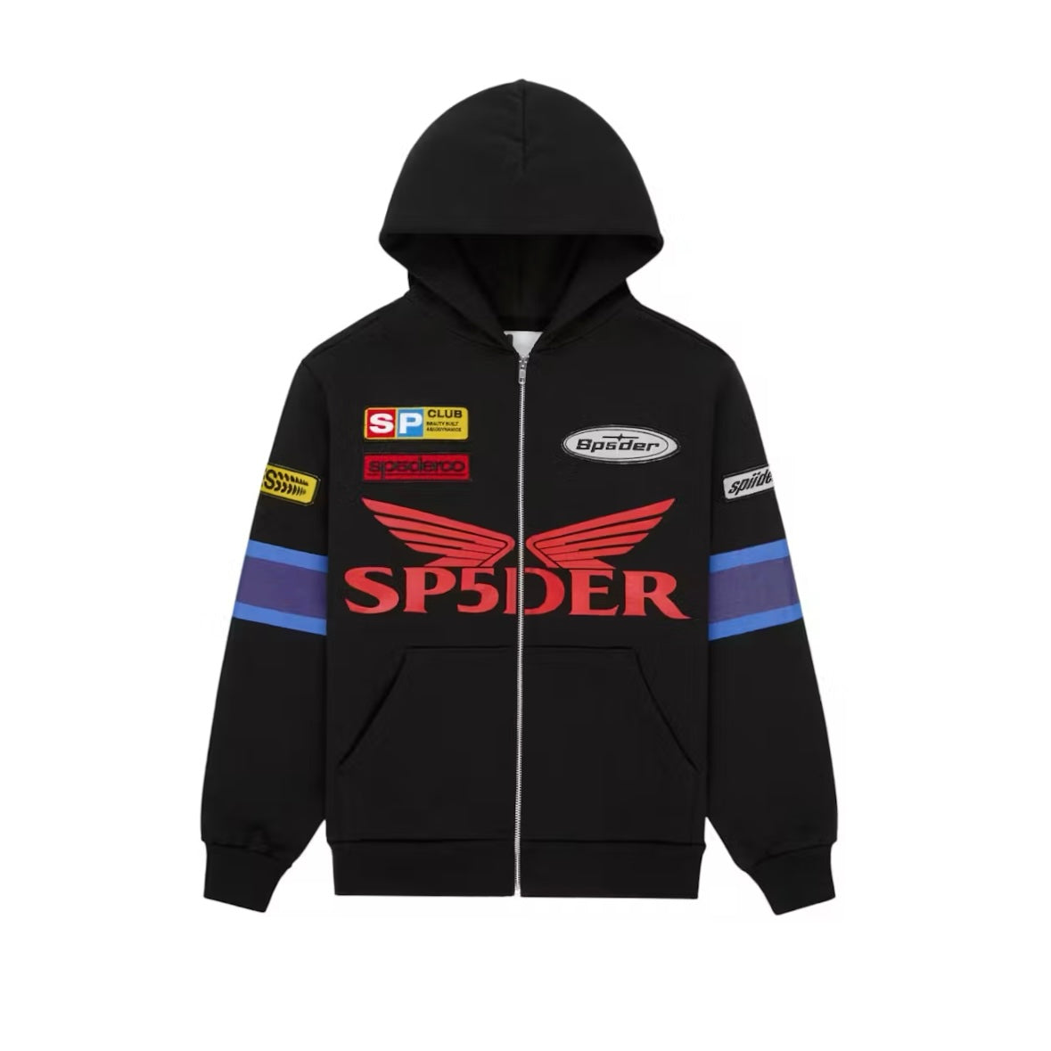 SP5DER - GT Zip-Up - Black