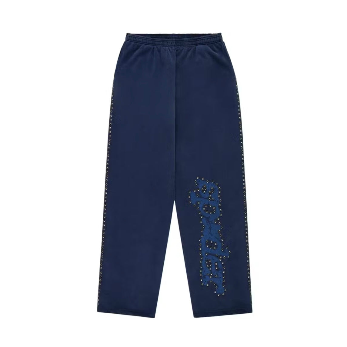 SP5DER - Punk V3 Studded Sweatpants - Blue