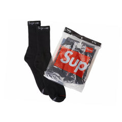 Supreme x Hanes - Socks - Black