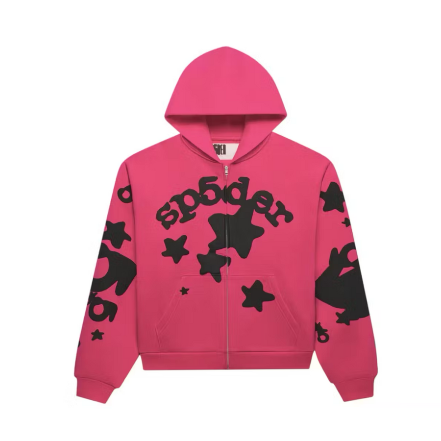 SP5DER - Beluga Zip-Up - Pink