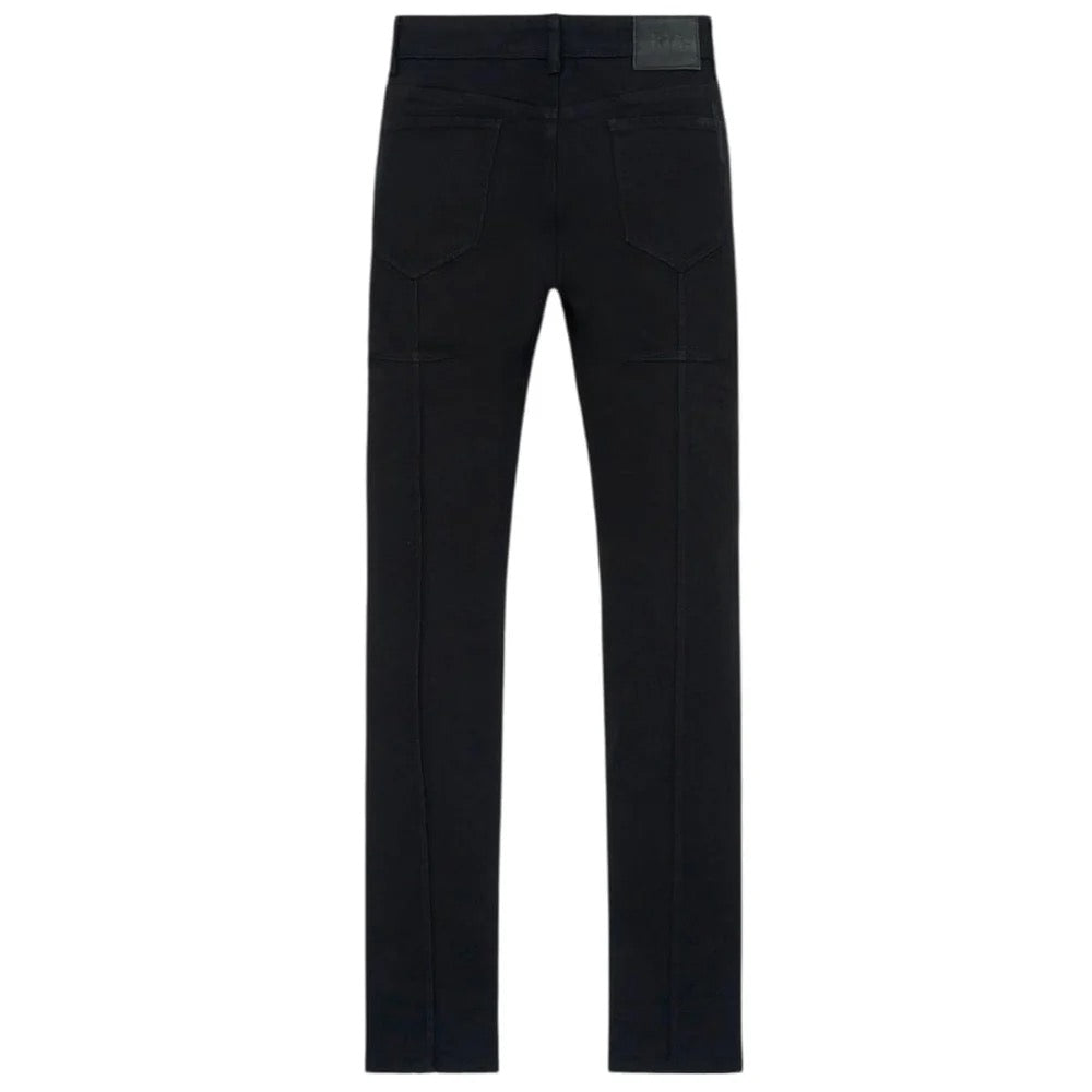 RTA - Clayton Skinny Jean Pintuck Cross - Black