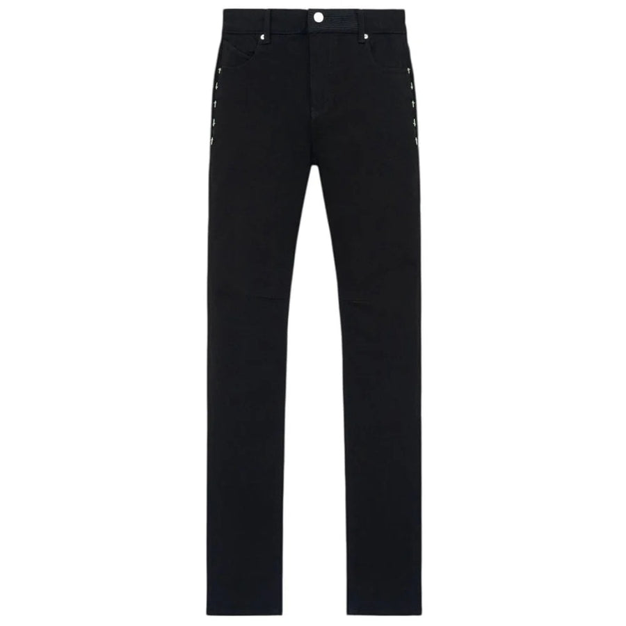 RTA - Clayton Skinny Jean Pintuck Cross - Black