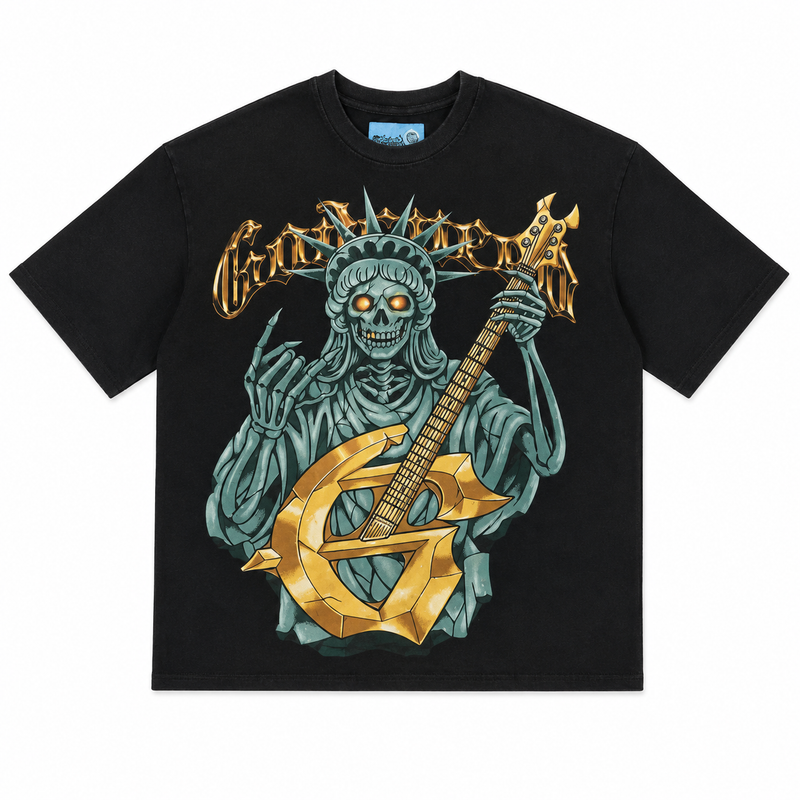 GODSPEED - Liberty Rock Tee - Black