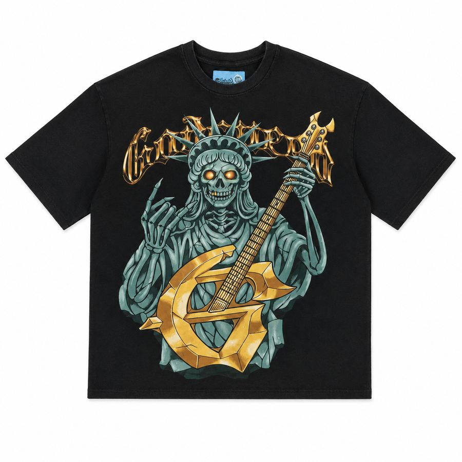 GODSPEED - Liberty Rock Tee - Black