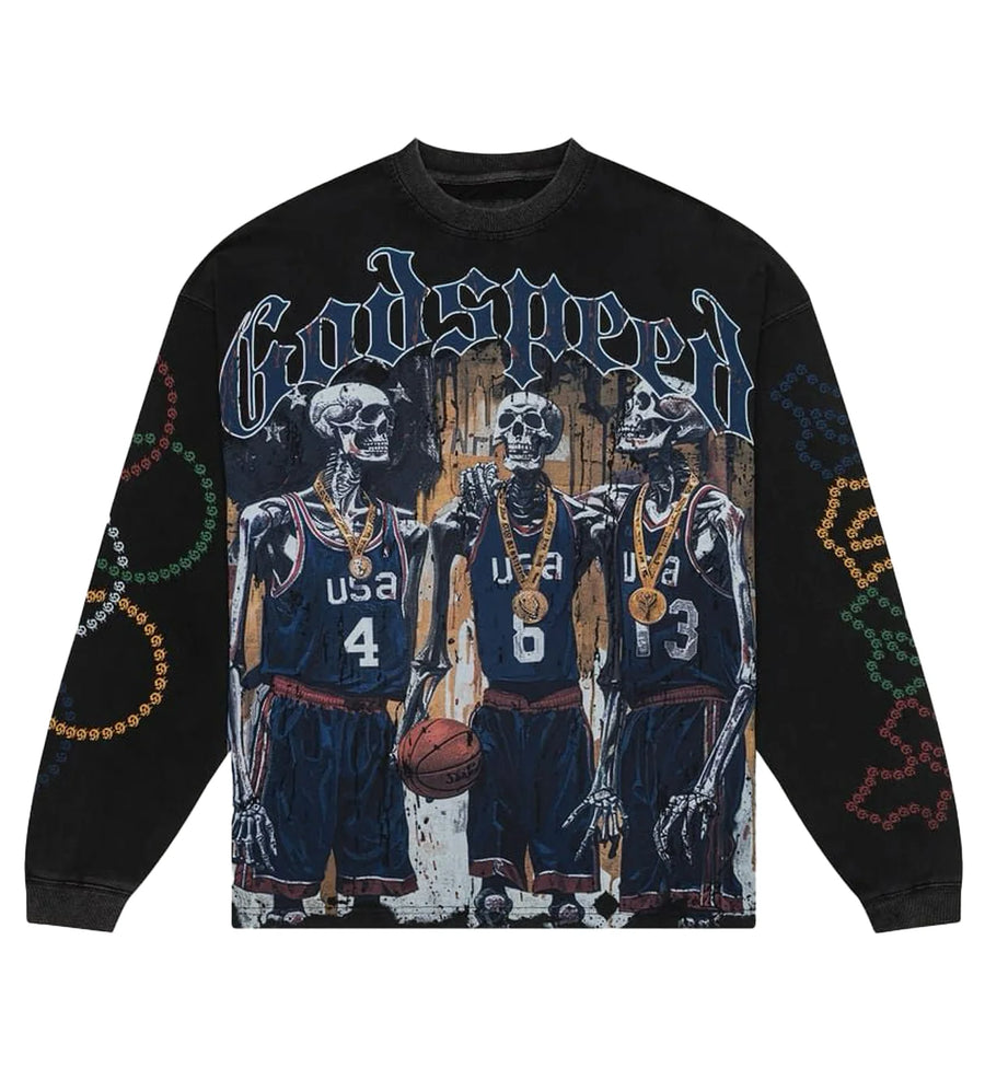 GODSPEED - Dream Team 24 L/S Tee - Black