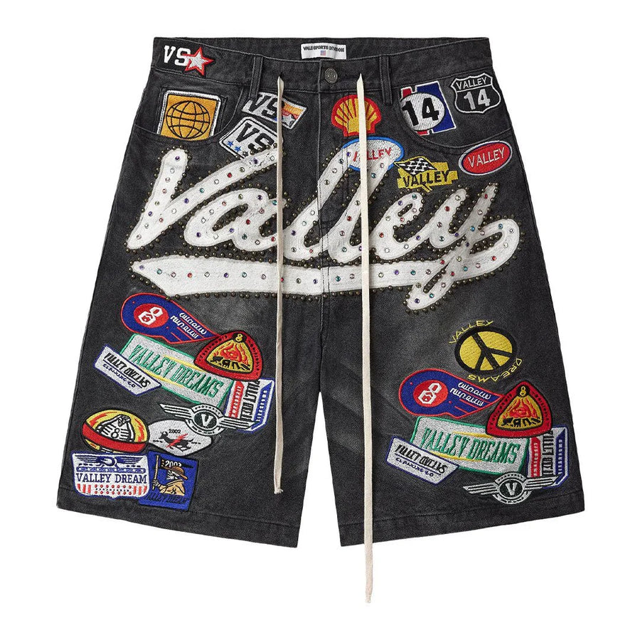 Vale Forever - 1980’s Jorts - Black
