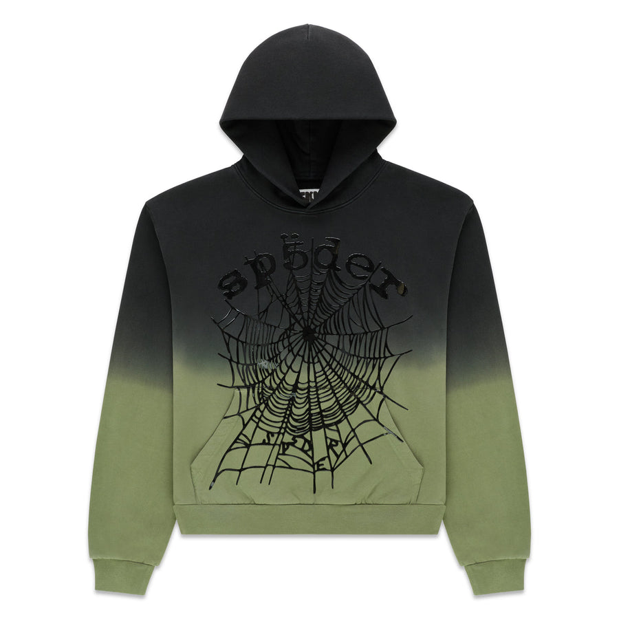 SP5DER - OG Web Ombre Hoodie - Black