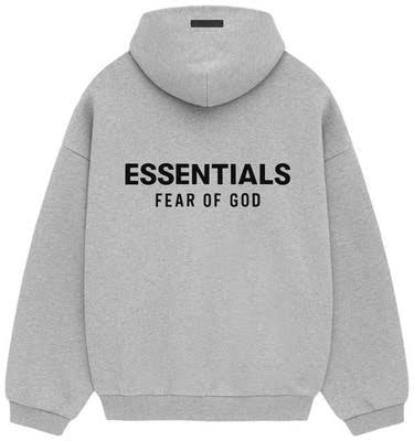 ESSENTIALS - Fleece Hoodie - Light Heather Grey