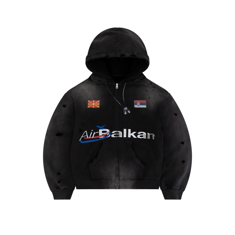 Bravest Studios - Balkan Zip Up - Vintage Black