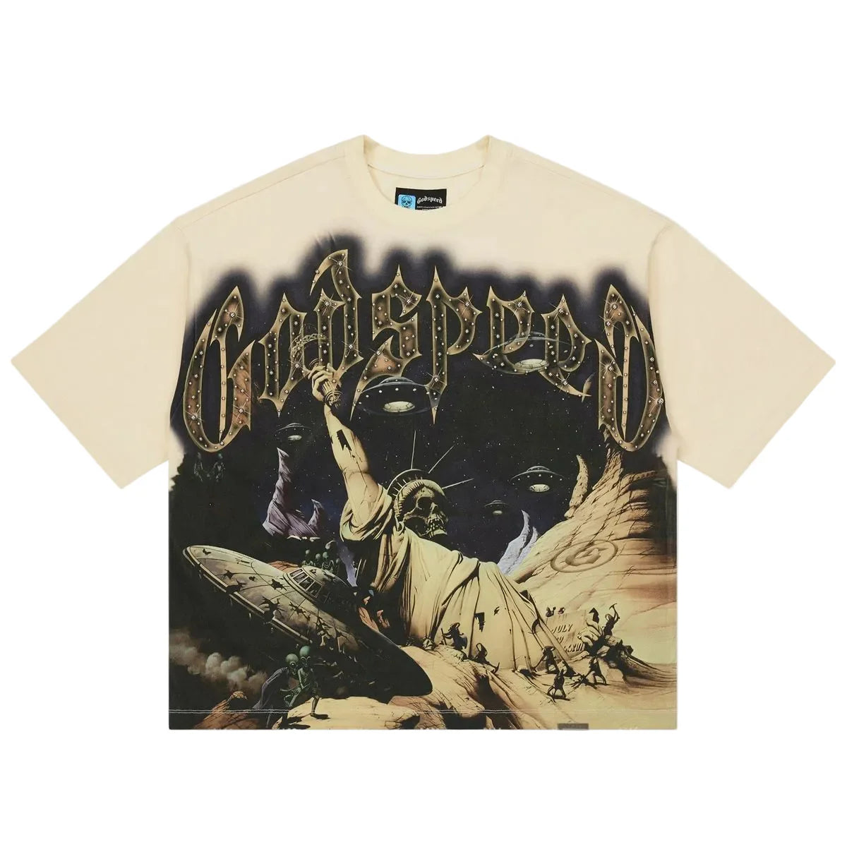 GODSPEED - Divine Extinction Tee - Bone