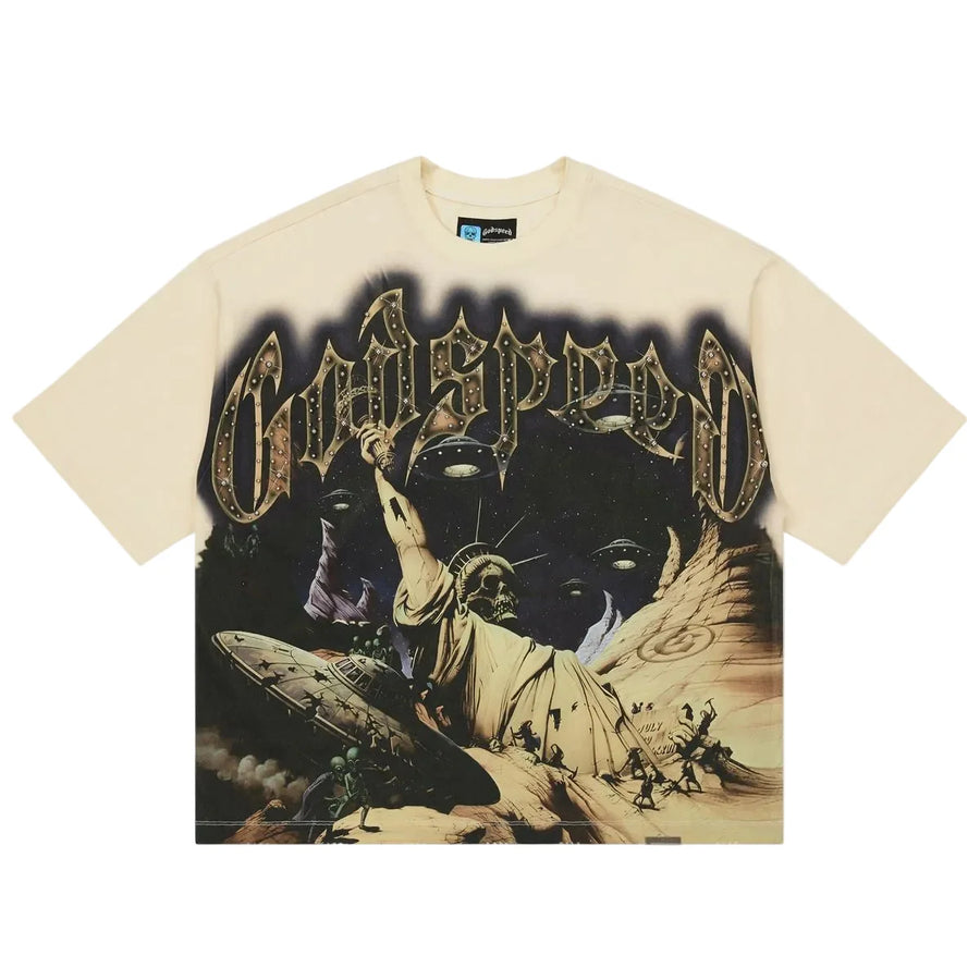 GODSPEED - Divine Extinction Tee - Bone