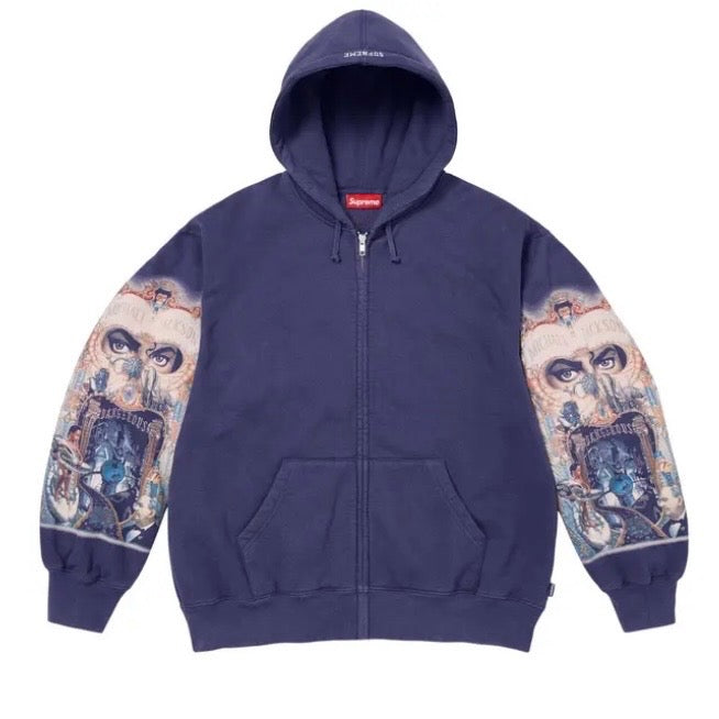 Supreme - Michael Jackson Dangerous Zip-Up - Navy