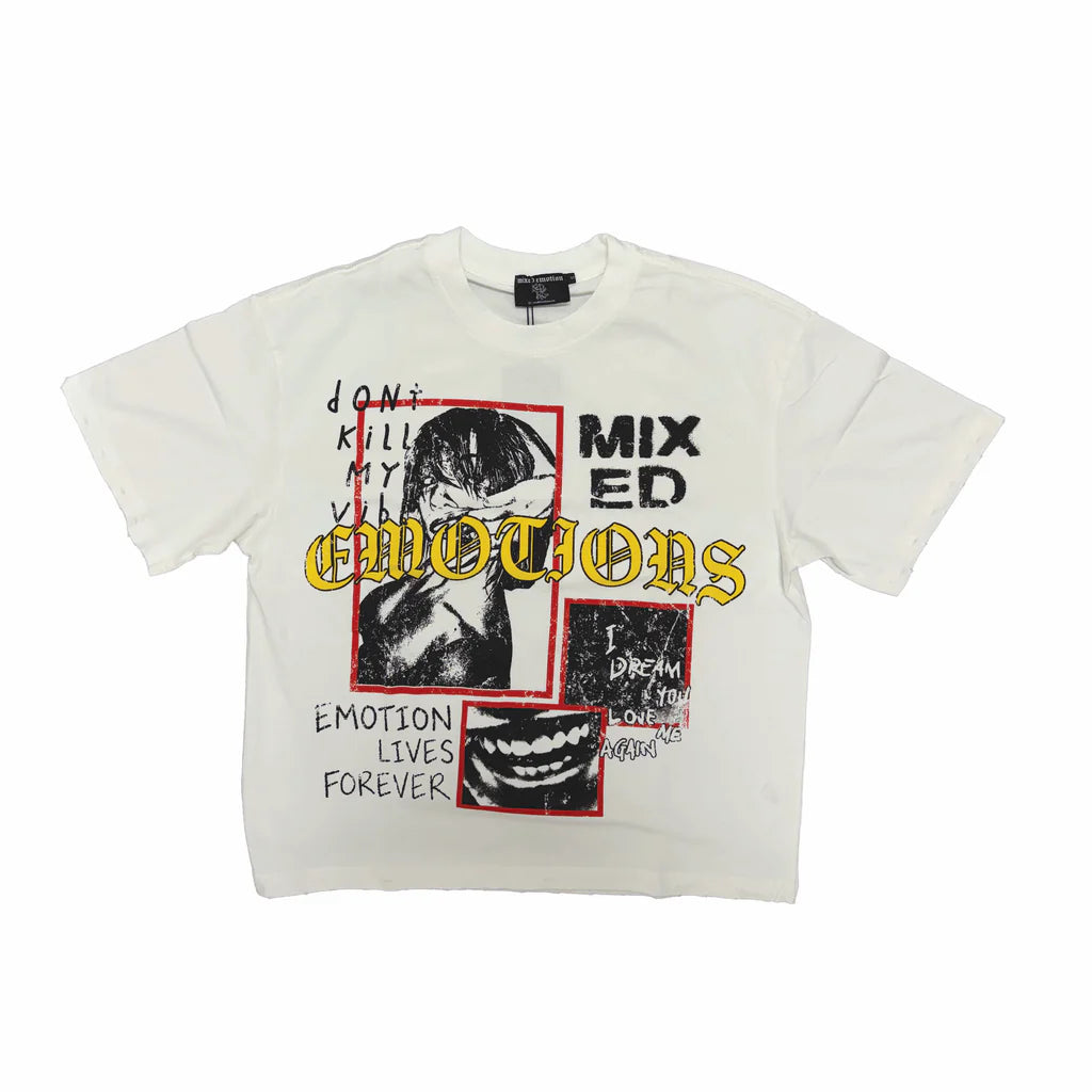 MIXED EMOTION - Forever Tee - White