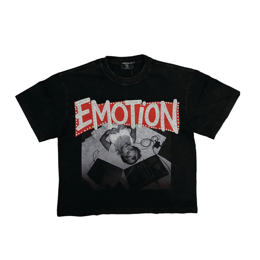 MIXED EMOTION - Tunes Tee - Black