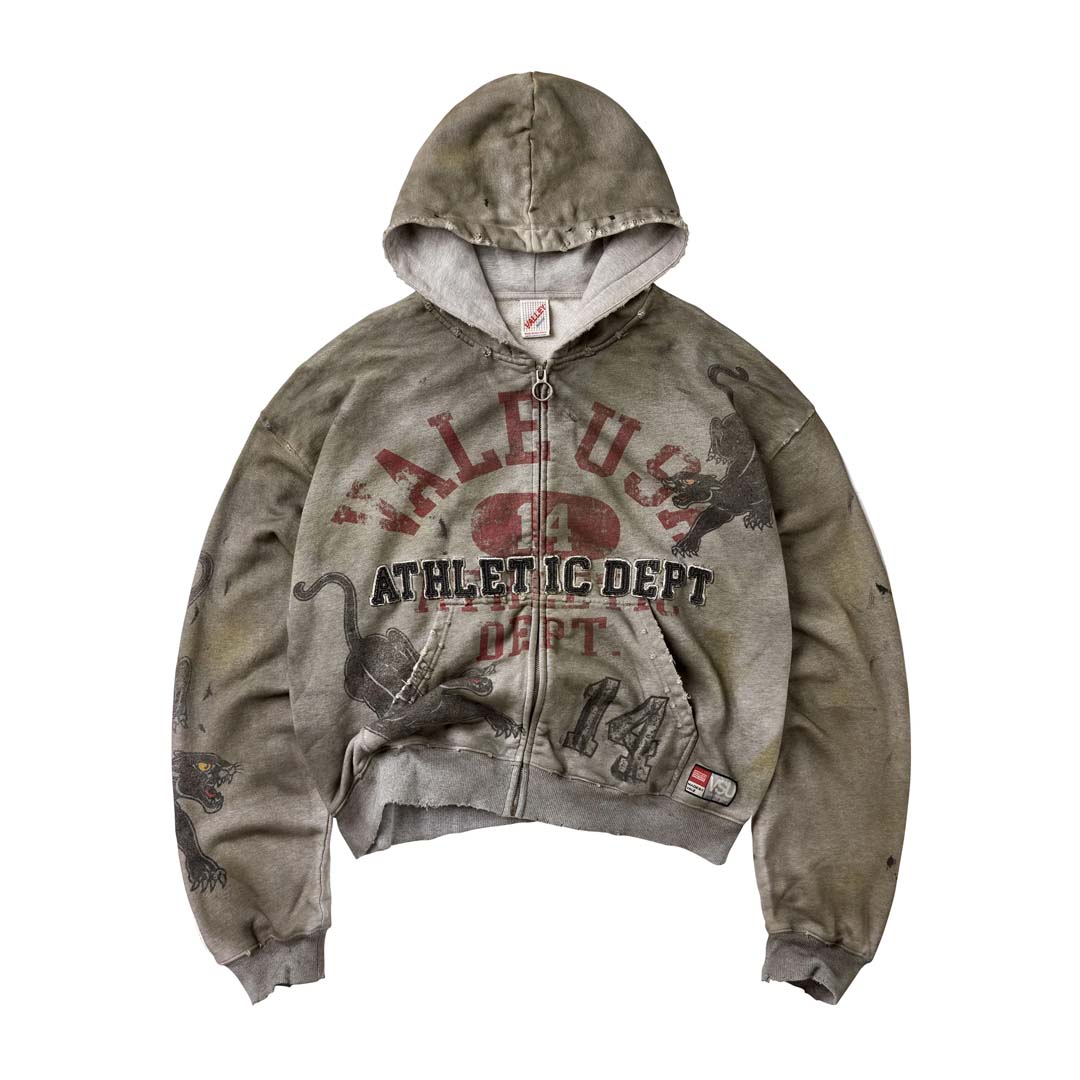 Vale Forever - Varsity Zip-Up - Grey