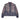 Vale Forever Inferno Flannel shirt: Blue-purple plaid with large, intricate rhinestone star & geometric pattern.