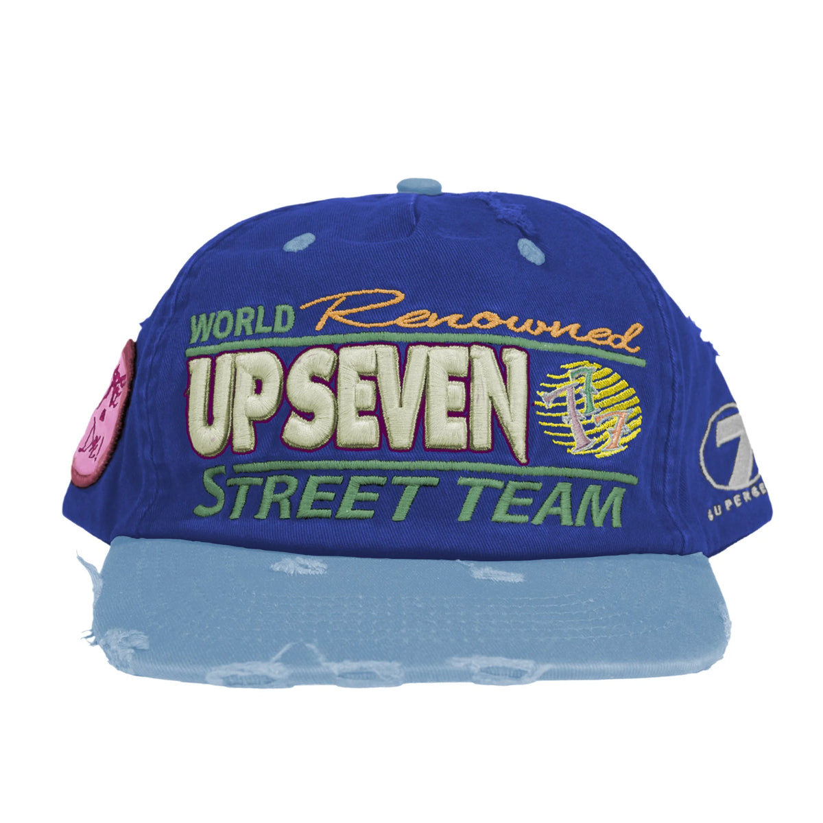 Up7Skate - Blue Strip Intl Street Team Hat - Blue