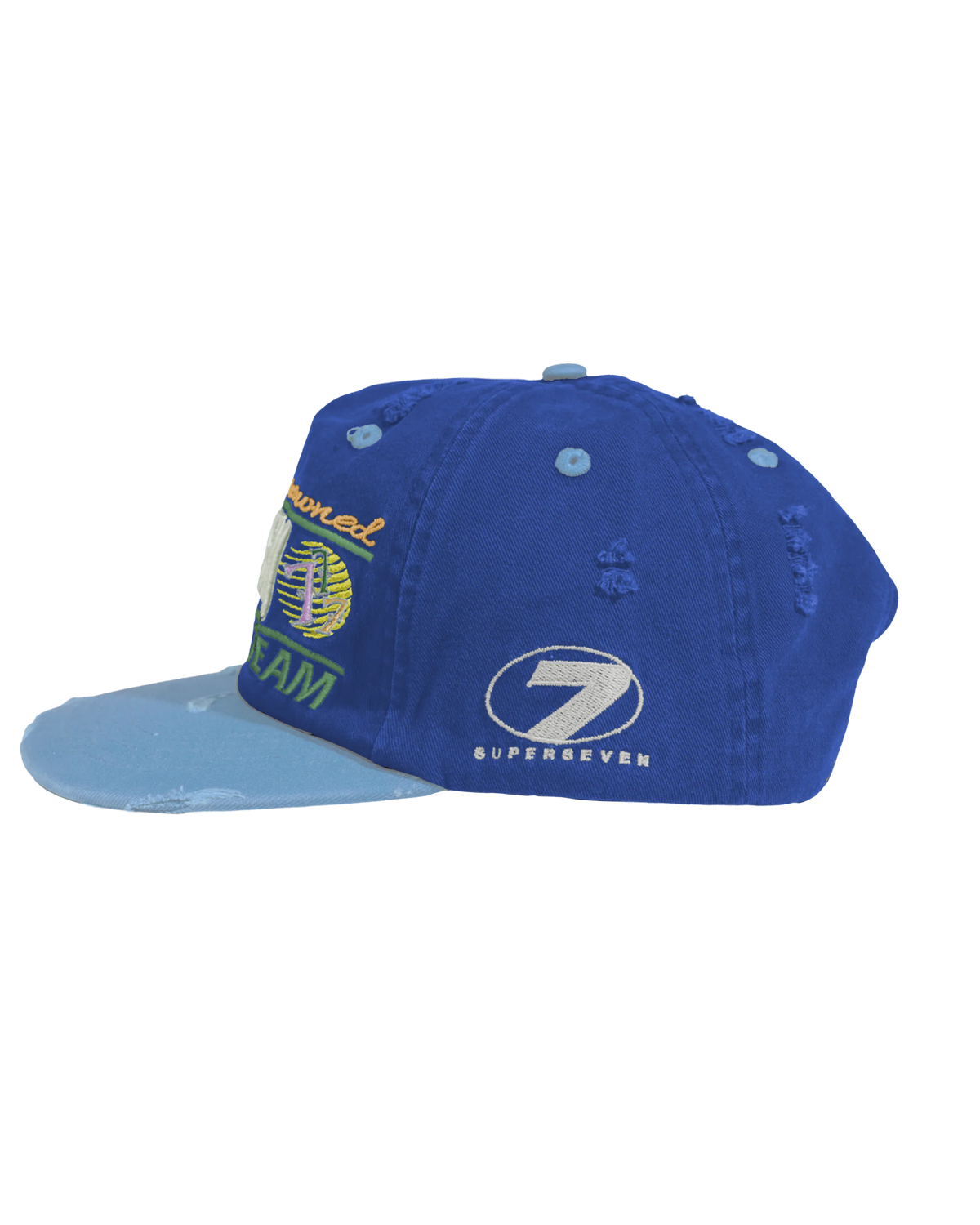 Up7Skate - Blue Strip Intl Street Team Hat - Blue