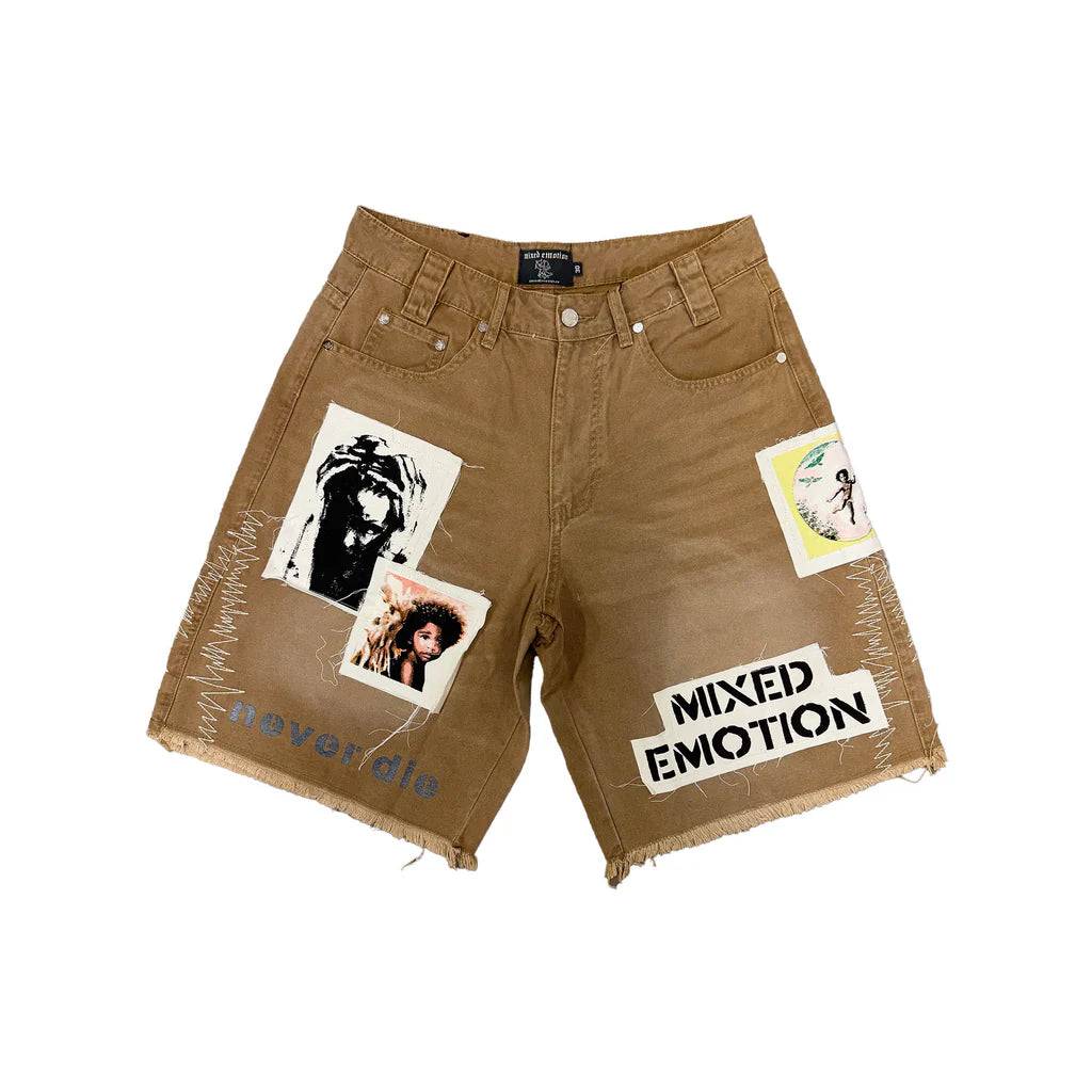 MIXED EMOTION - Chaos Carpenter Shorts - Brown